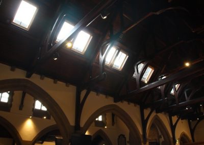 Skylights in the roof