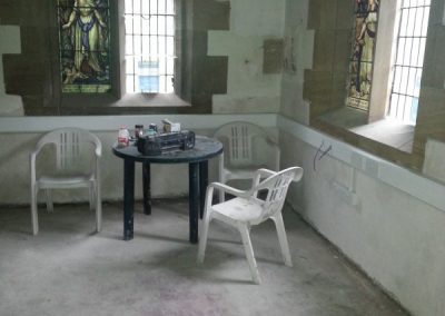 New office space in vestry